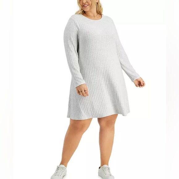Style & Co Plus Size Ribbed-Knit Dress sz 3x - Picture 1 of 11